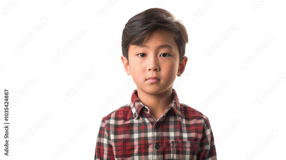 Portrait of a Young Asian Boy Isolated on White Background Perfect for Family and Children's Related Projects or Advertisements Portrait of a Young Asian Boy Isolated on White Background Perfect for Family and Children's Related Projects or Advertisements