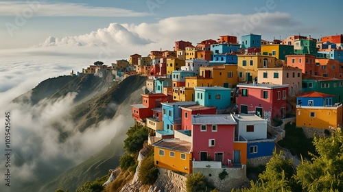 Fototapeta Naklejka Na Ścianę i Meble -  panorama of the town country
