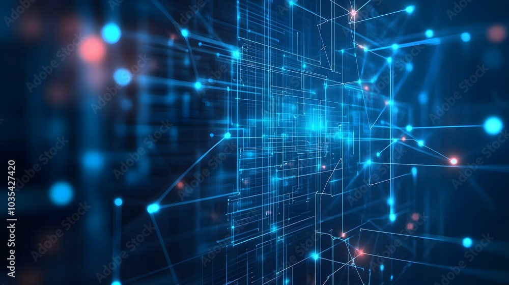 Big data connection technology concept. Big data connection technology concept.
