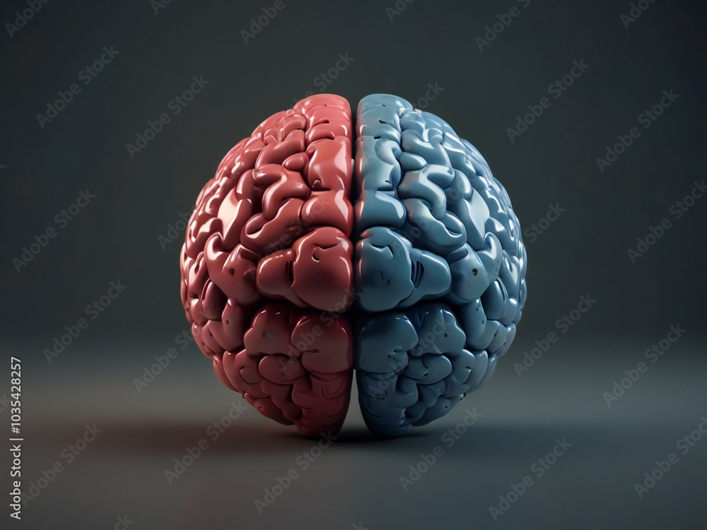 3d rendered illustration of human brain 3d rendered illustration of human brain