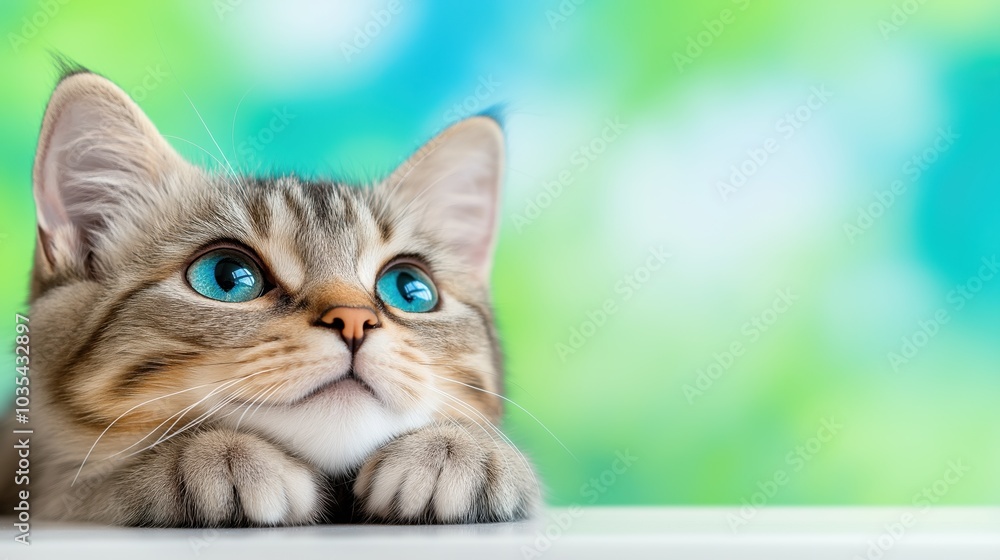 Proud cat resting on toilet tank in cozy bathroom setting Proud cat resting on toilet tank in cozy bathroom setting