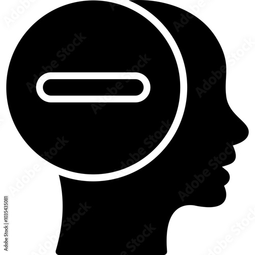 Negative Thinking Icon