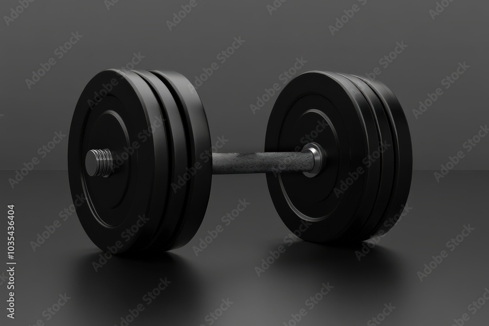 Weight Plate. Heavy Black Olympic Barbell Plate for Gym Training Weight Plate. Heavy Black Olympic Barbell Plate for Gym Training