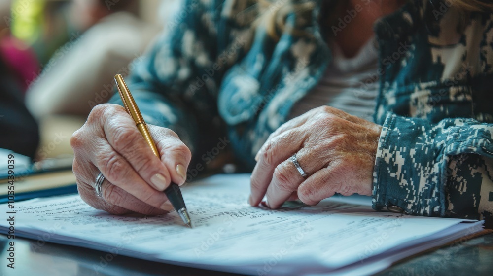 A close-up of a veteran receiving career counseling, exploring job opportunities and resources tailored to their needs A close-up of a veteran receiving career counseling, exploring job opportunities and resources tailored to their needs