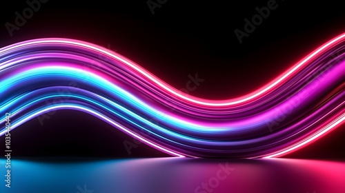 Holographic Waves with Metallic Sheen - Shimmering Abstract Textures in Fluid Motion and Dynamic Light for Futuristic Designs and Visuals