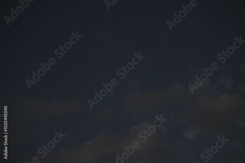 夜空と星の風景