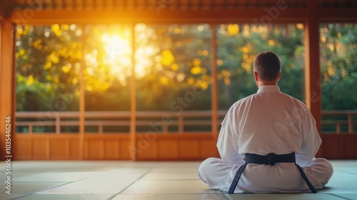 Exploring the art of meditation and flexibility in martial arts a journey to inner peace and physical mastery in a serene environment