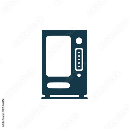 vending machine technology logo vector illustration template design