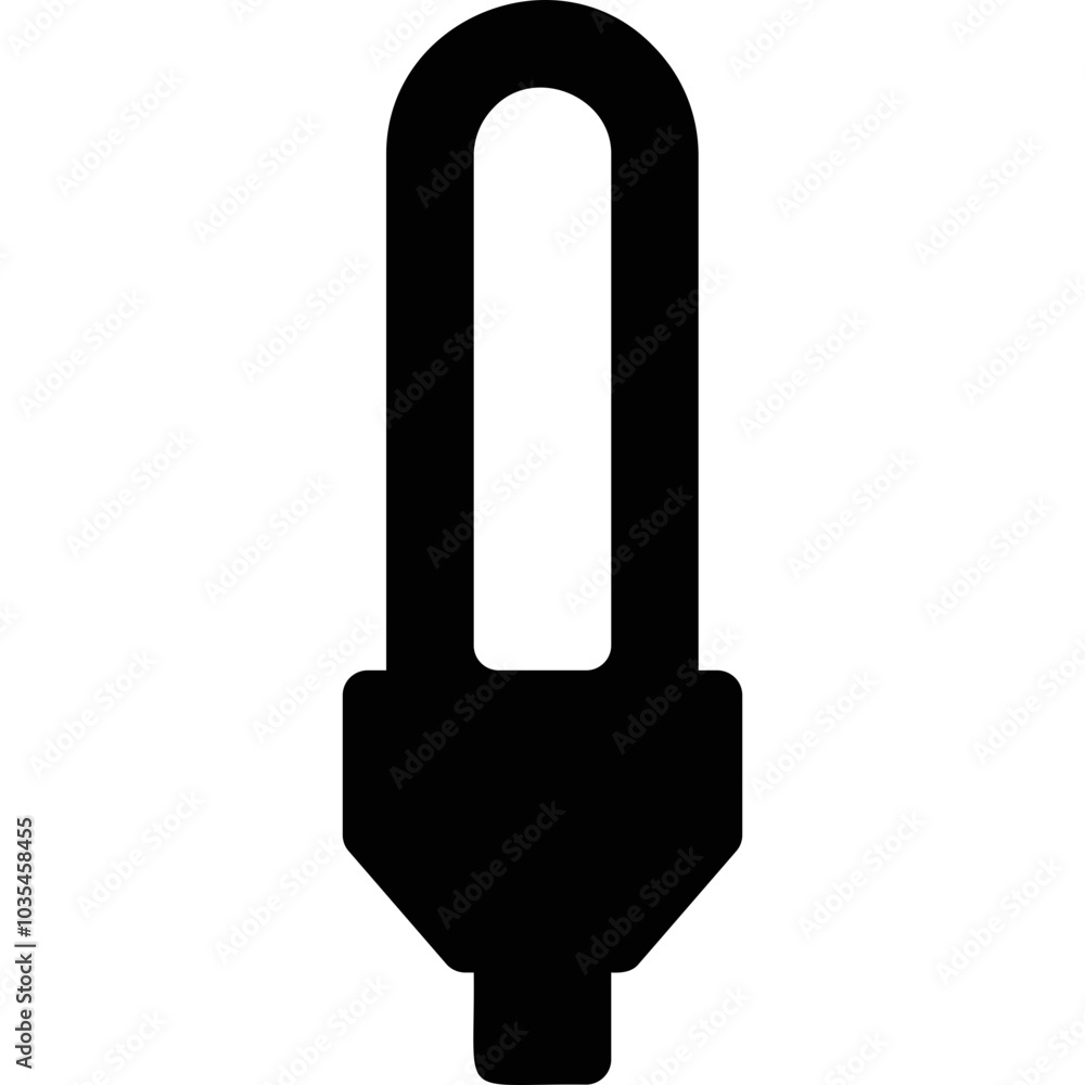 Simple vector icon light bulb Simple vector icon light bulb