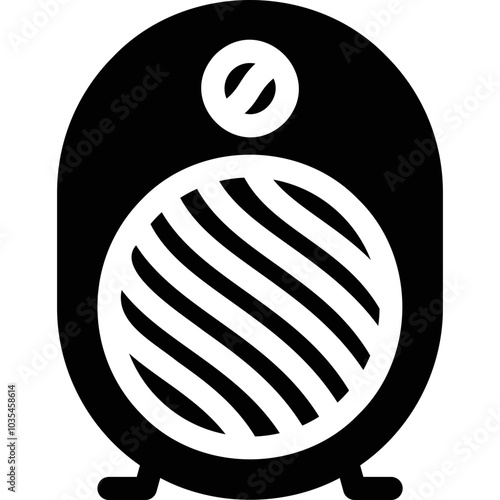 Simple vector icon heater