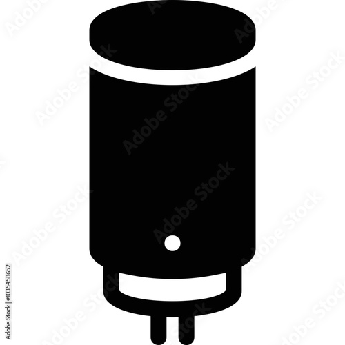 Simple vector icon water heater, boiler