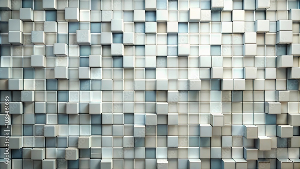 Abstract background with pixelated square pattern Abstract background with pixelated square pattern