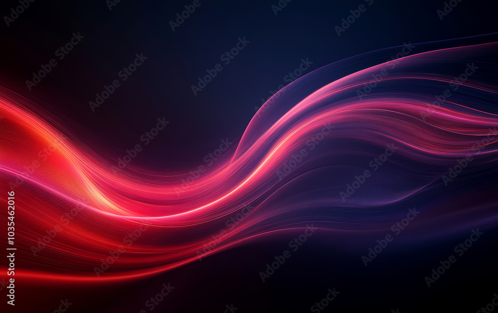 Obraz premium The background of future technology made up of particle elements and rays