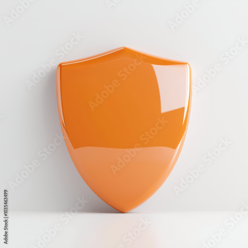 Free Download Orange Shield Icon - GFXLoad