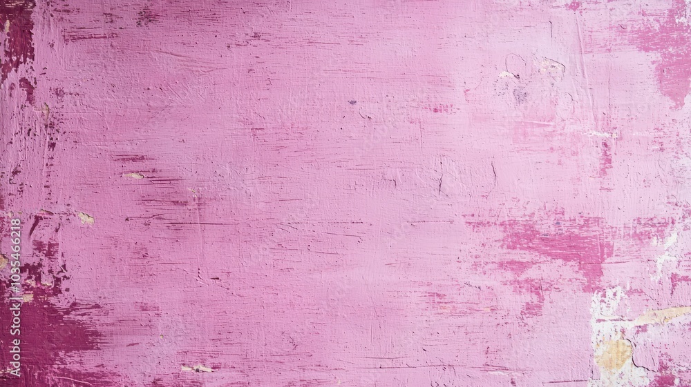 Fototapeta premium Textured pink background with distressed appearance, ideal for creative designs.