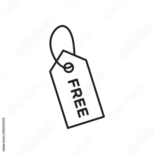 Free tag icon