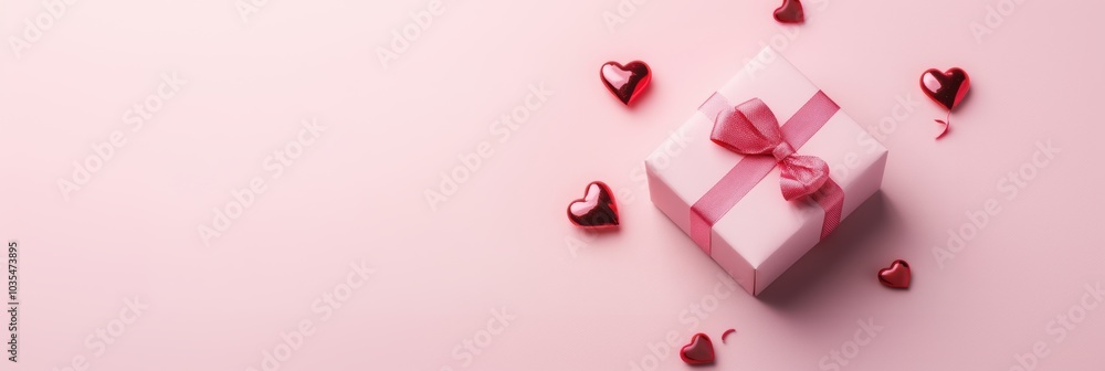 Lovely pink feminine tone gift box for Valentine’s Day, Mother's Day. Lovely pink feminine tone gift box for Valentine’s Day, Mother's Day.