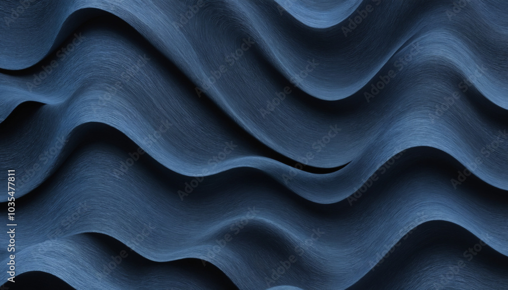 An abstract design featuring flowing blue wave patterns, perfect for backgrounds, wallpapers, and modern art applications. An abstract design featuring flowing blue wave patterns, perfect for backgrounds, wallpapers, and modern art applications.