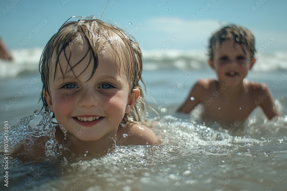 Summer fun at the beach, Generative AI Summer fun at the beach, Generative AI
