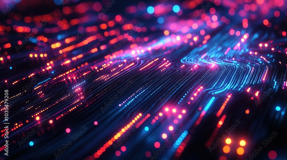 Vibrant abstract tech patterns: futuristic digital backdrop Vibrant abstract tech patterns: futuristic digital backdrop