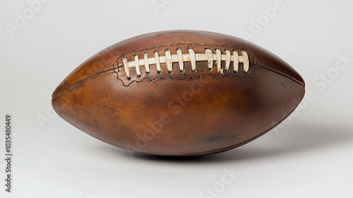 Vintage Brown Leather Football American Football Game Sport Equipment