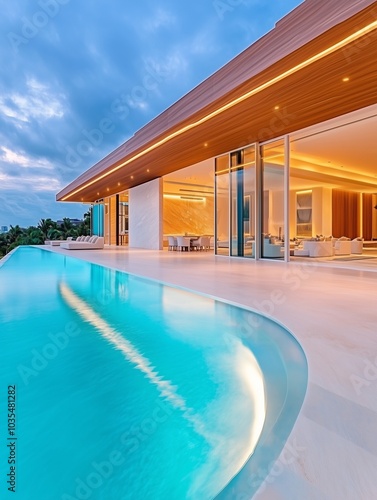 luxury swimming pool,generated ai