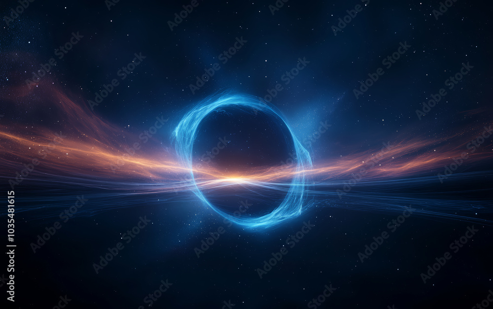 Obraz premium The background of future technology made up of particle elements and rays 