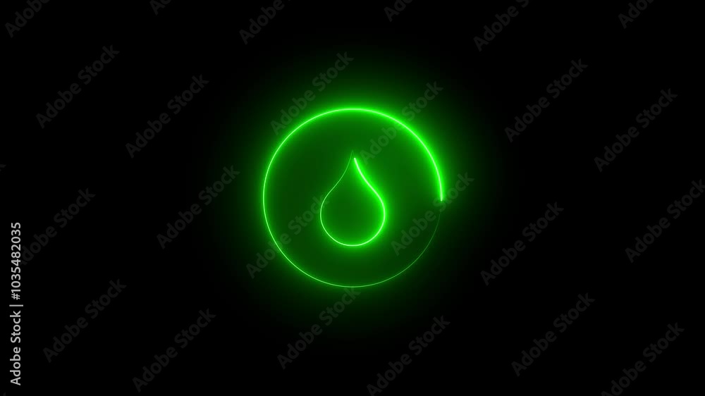 Water drop neon, Blood drop animated. Glowing neon line water drop icon animation and neon symbol raindrops animation.. Water drop neon, Blood drop animated. Glowing neon line water drop icon animation and neon symbol raindrops animation..