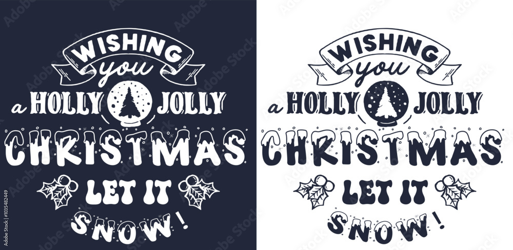 Merry Christmas vector typography t-shirt design
Merry Christmas vector typography t-shirt design