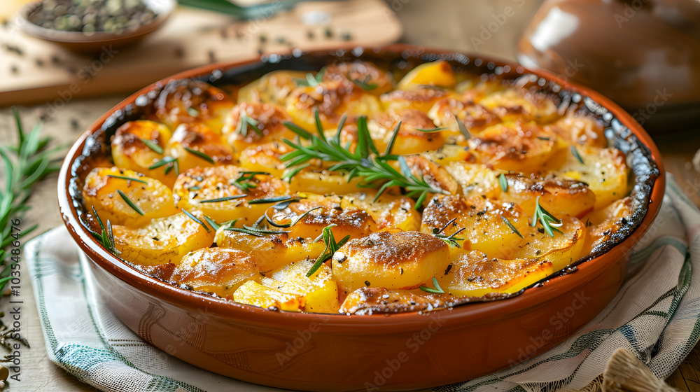 Illustration of a dish of wrinkled potatoes with mojo picon, prepared in the typical style of Spanish cuisine, traditional recipe Illustration of a dish of wrinkled potatoes with mojo picon, prepared in the typical style of Spanish cuisine, traditional recipe