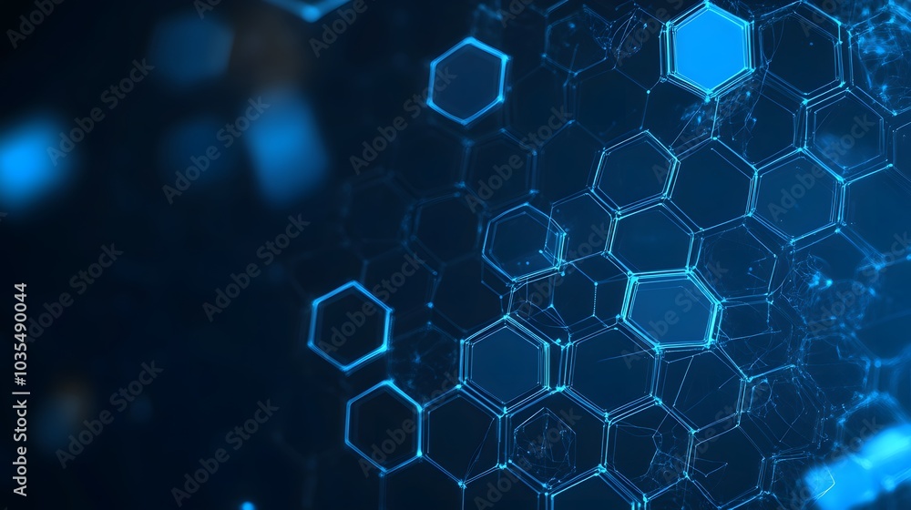 Hexagons pattern. Geometric abstract background with simple hexagonal elements. Medical, technology or science design. Hexagons pattern. Geometric abstract background with simple hexagonal elements. Medical, technology or science design.
