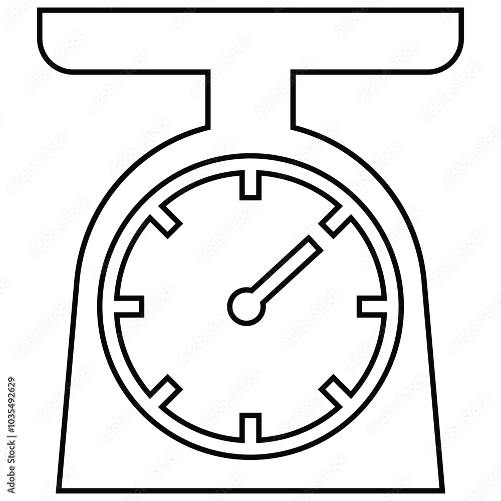 Scale, kitchenware, kitchen icon Scale, kitchenware, kitchen icon