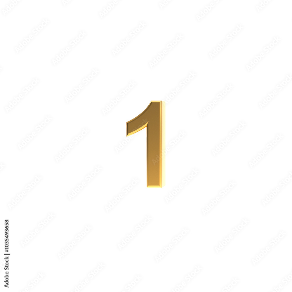Golden number 1 png, 3d gold number one isolated on transparent background. Golden number 1 png, 3d gold number one isolated on transparent background.