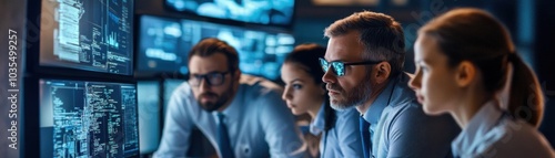 An incident response team in a highpressure situation, managing a live cyber attack in real time
