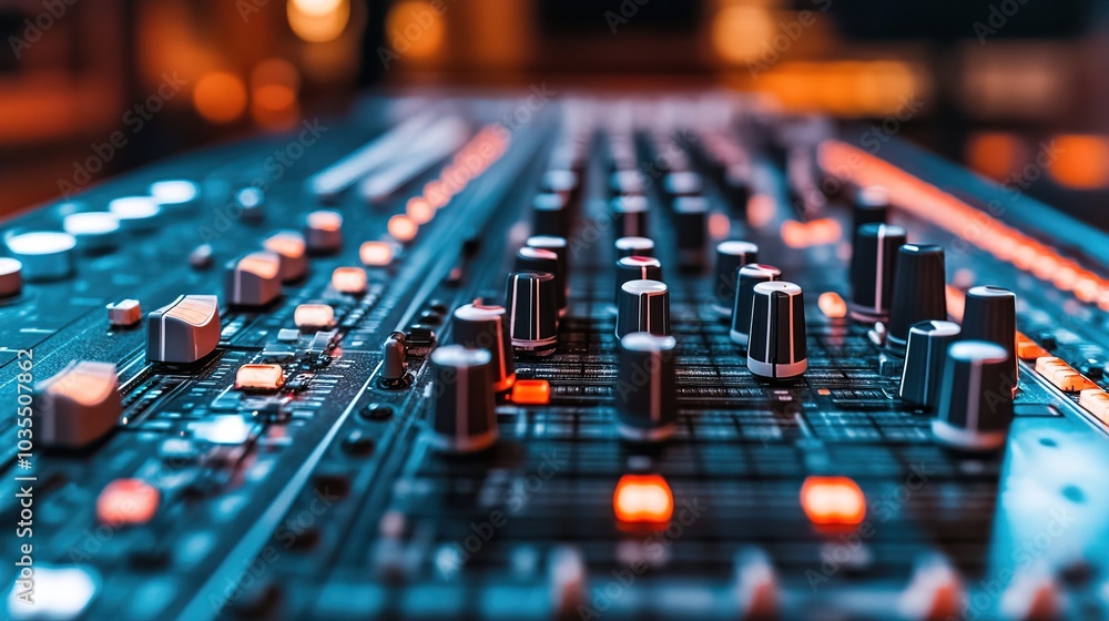 Professional audio mixing console Professional audio mixing console