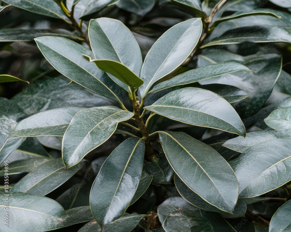 Close up of a leafy plant with green leaves - Nature Close up of a leafy plant with green leaves - Nature