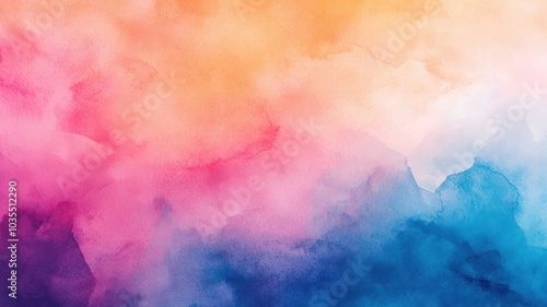 Colorful abstract background with vibrant gradients and soft shapes.