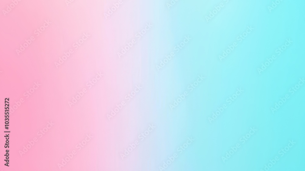 Fototapeta premium Colorful gradient background in soft pink and blue tones.