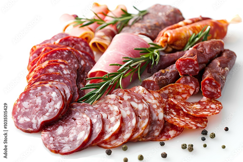 A white plate topped with sliced meat and vegetables A white plate topped with sliced meat and vegetables