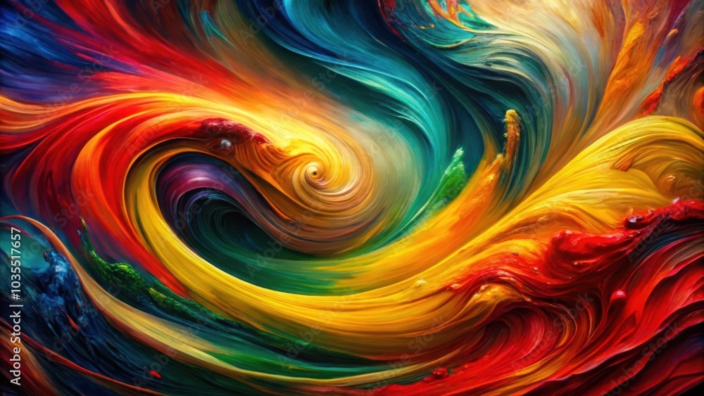 Abstract Swirls of Color in Motion A Dance of Hues and Forms Abstract Swirls of Color in Motion A Dance of Hues and Forms