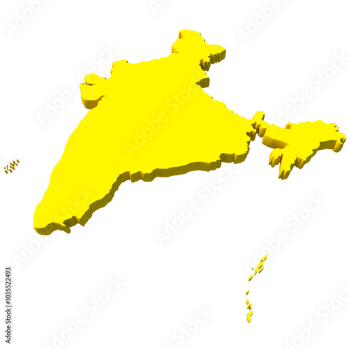 map of India, yellow Indian map, 3d map of India, republic of India, India map 3d view, map, sign, silhouette, gold, illustration, country, land, 3d, golden, metal, warning, symbol, icon, nation, geog photo