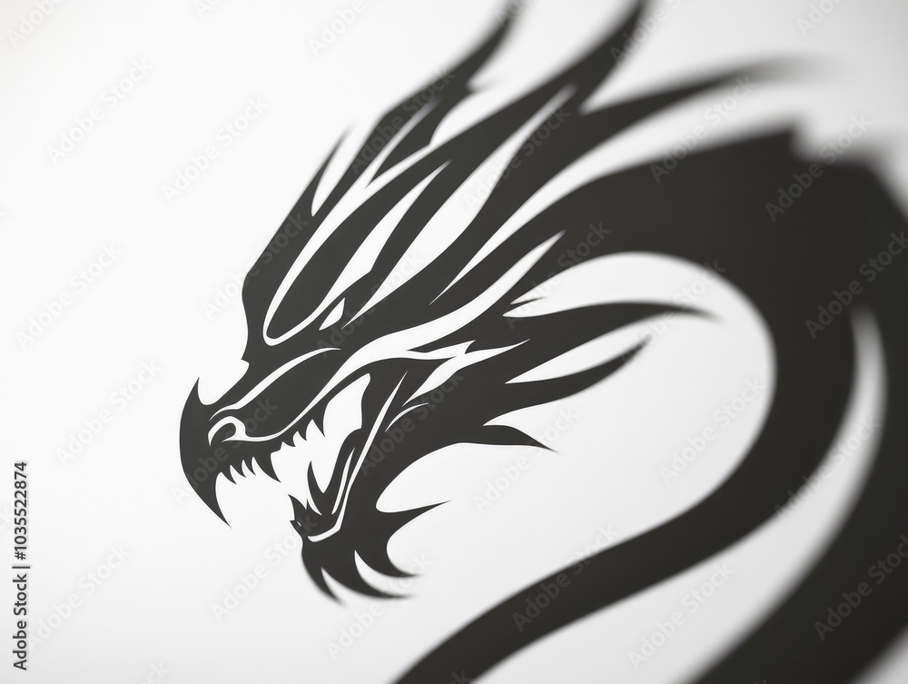 Obraz premium black and white tattoo