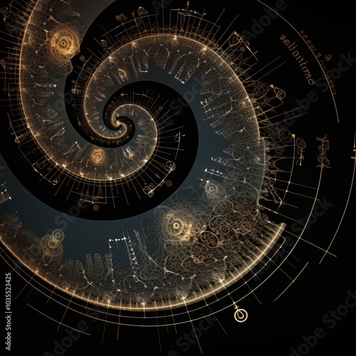 Abstract spiral shape