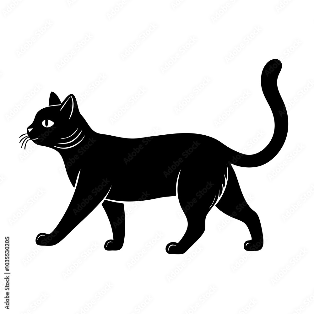 black cat silhouette black cat silhouette