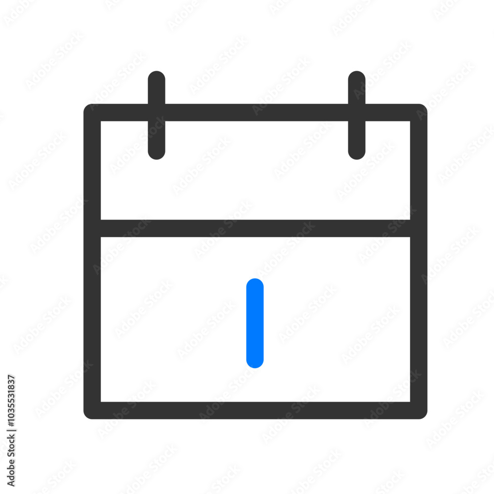 Blue and black outline business icon pack Blue and black outline business icon pack