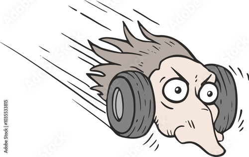 Design of fantasy velocity head expression