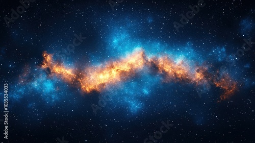 Design of a black night sky full of stars, top view, astronomy theme, watercolor, bright.