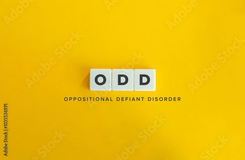 Tableau sur toile Oppositional Defiant Disorder (ODD)