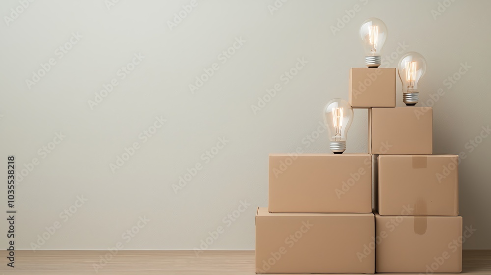 Creative lighting ideas using boxes and bulbs for unique home decor and design inspiration Creative lighting ideas using boxes and bulbs for unique home decor and design inspiration