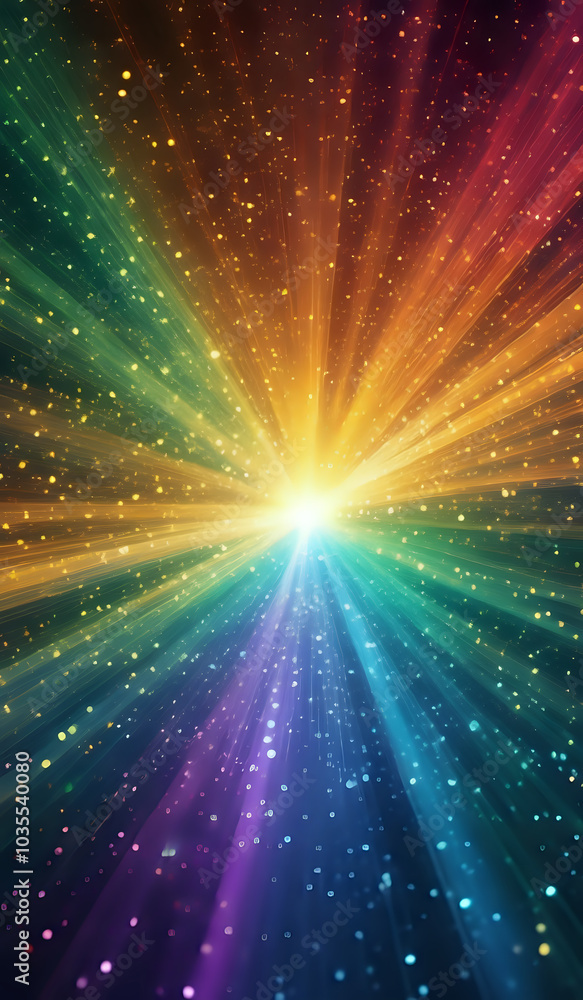 Rainbow spark texture background illustration. AI Generated Rainbow spark texture background illustration. AI Generated
